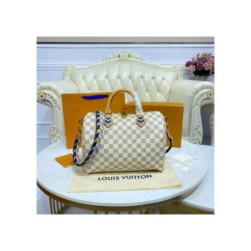 Louis Vuitton Damier Azur Speedy Bandouliere 30 N50054 - Image 4