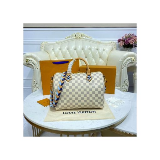 Louis Vuitton Damier Azur Speedy Bandouliere 30 N50054 - Image 6