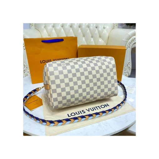 Louis Vuitton Damier Azur Speedy Bandouliere 30 N50054 - Image 7