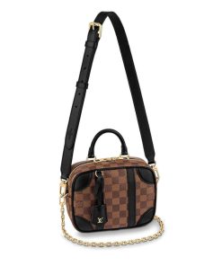 Louis Vuitton Damier Azur Valisette Souple BB N50063
