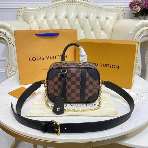 Louis Vuitton Damier Azur Valisette Souple BB N50063 - Image 4