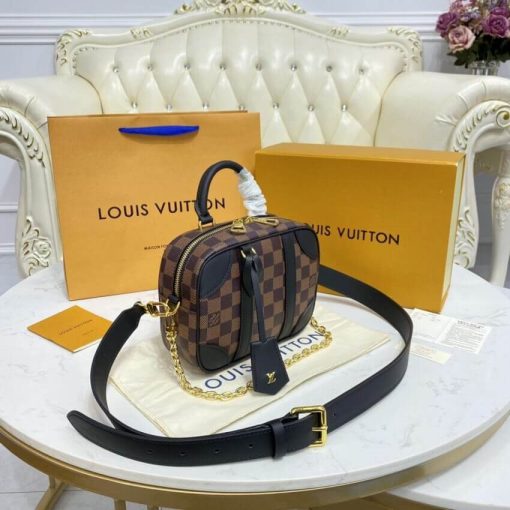 Louis Vuitton Damier Azur Valisette Souple BB N50063 - Image 5
