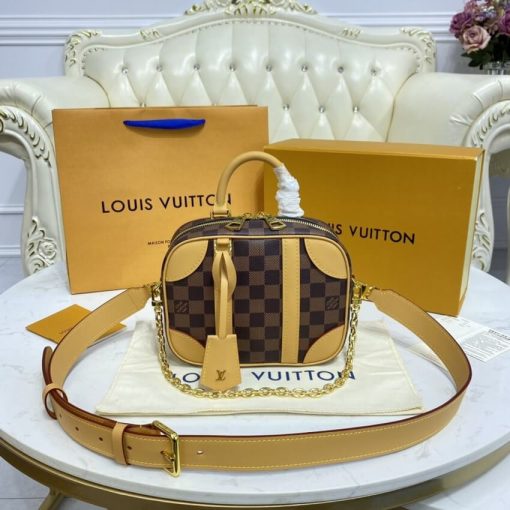 Louis Vuitton Damier Azur Valisette Souple BB N50065 - Image 3