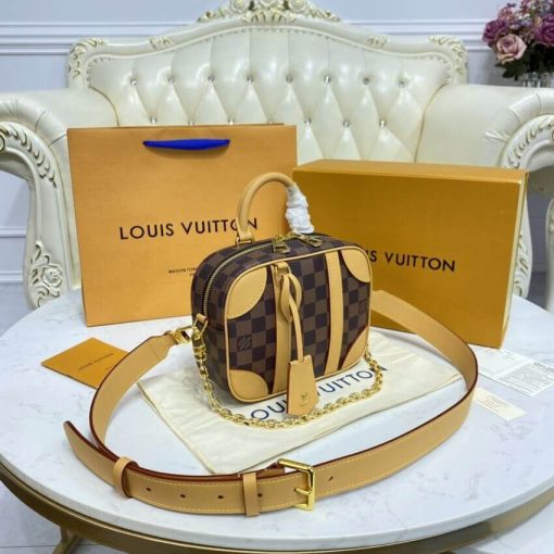 Louis Vuitton Damier Azur Valisette Souple BB N50065 - Image 4