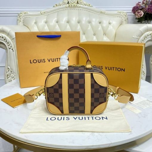 Louis Vuitton Damier Azur Valisette Souple BB N50065 - Image 5