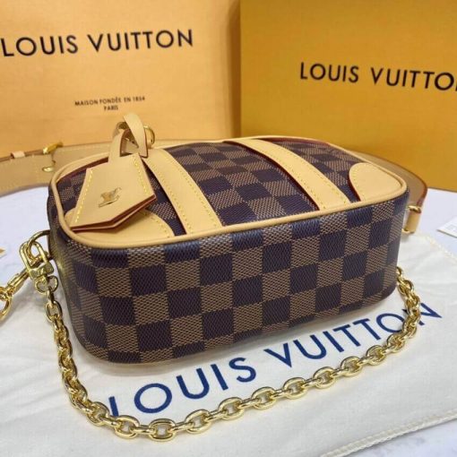 Louis Vuitton Damier Azur Valisette Souple BB N50065 - Image 6