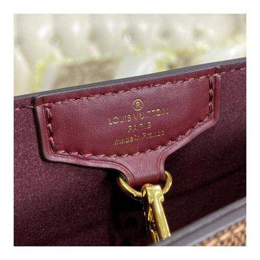 Louis Vuitton Damier Belmont MM N60293 N60294 Burgundy - Image 12