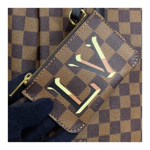 Louis Vuitton Damier Belmont MM N60293 N60294 Black - Image 9