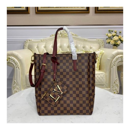 Louis Vuitton Damier Belmont MM N60293 N60294 Black - Image 3