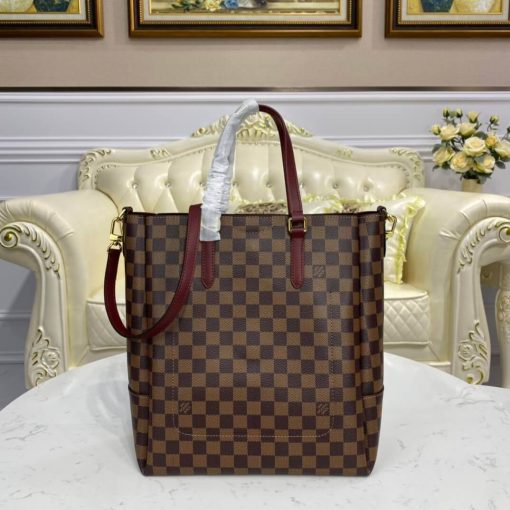Louis Vuitton Damier Belmont MM N60293 N60294 Burgundy - Image 5