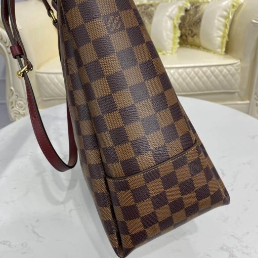 Louis Vuitton Damier Belmont MM N60293 N60294 Burgundy - Image 8