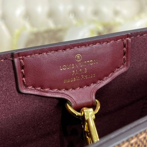 Louis Vuitton Damier Belmont MM N60293 N60294 Burgundy - Image 12