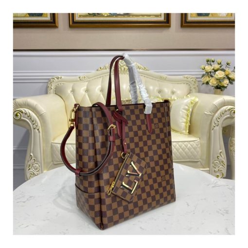 Louis Vuitton Damier Belmont MM N60293 N60294 Black - Image 4