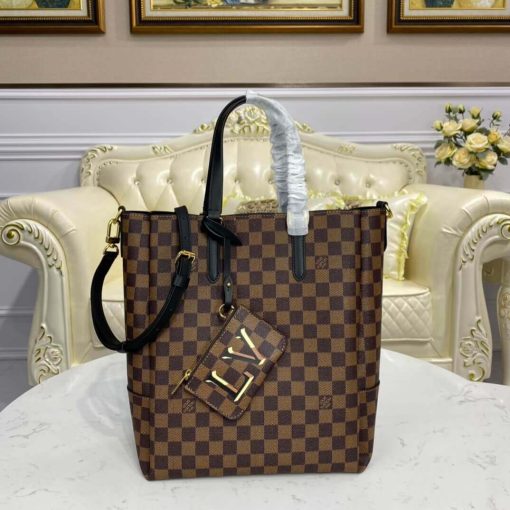 Louis Vuitton Damier Belmont MM N60293 N60294 Black - Image 3