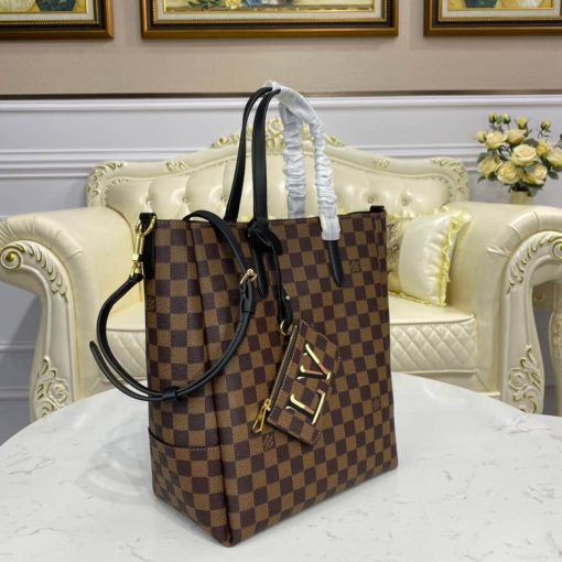 Louis Vuitton Damier Belmont MM N60293 N60294 Black - Image 4