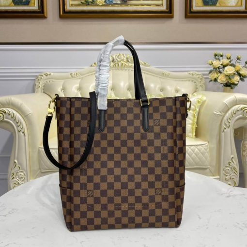 Louis Vuitton Damier Belmont MM N60293 N60294 Black - Image 5