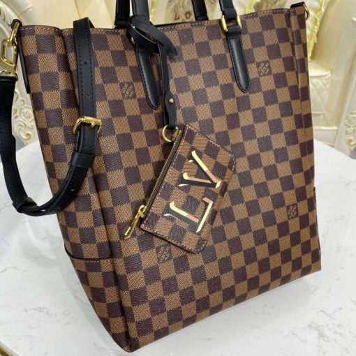 Louis Vuitton Damier Belmont MM N60293 N60294 Black - Image 7
