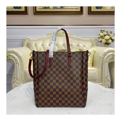 Louis Vuitton Damier Belmont MM N60293 N60294 Black - Image 5