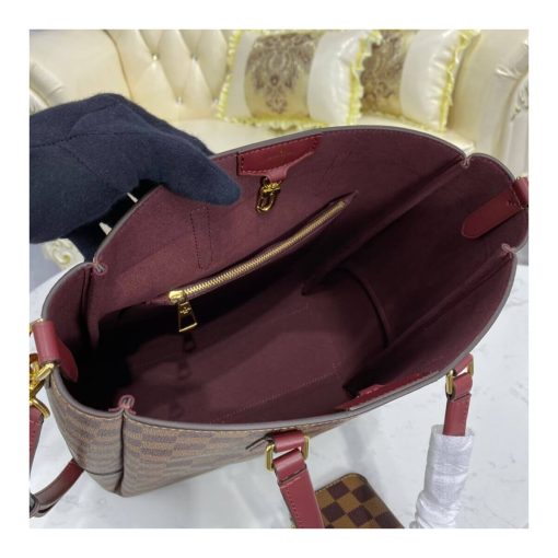 Louis Vuitton Damier Belmont MM N60293 N60294 Burgundy - Image 10