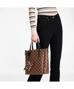 Louis Vuitton Damier Belmont PM N60297 N60348 Black