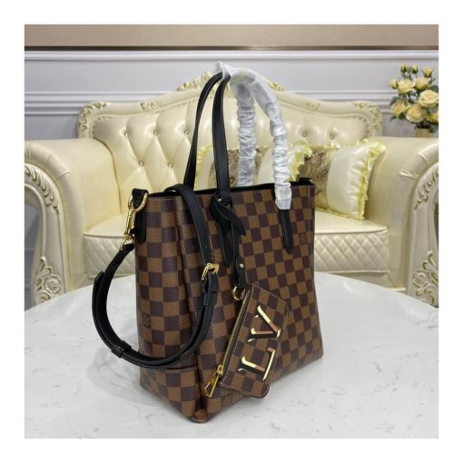 Louis Vuitton Damier Belmont PM N60297 N60348 Black - Image 4