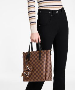 Louis Vuitton Damier Belmont PM N60297 N60348 Black