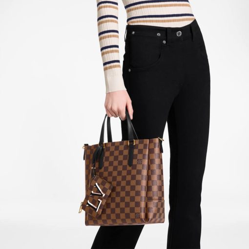 Louis Vuitton Damier Belmont PM N60297 N60348 Black