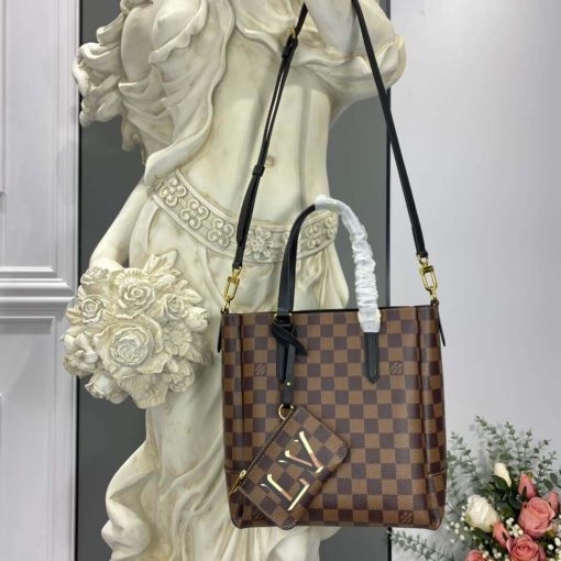 Louis Vuitton Damier Belmont PM N60297 N60348 Black - Image 2