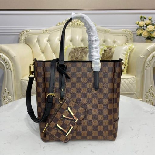 Louis Vuitton Damier Belmont PM N60297 N60348 Black - Image 3