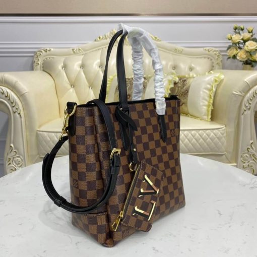 Louis Vuitton Damier Belmont PM N60297 N60348 Black - Image 4