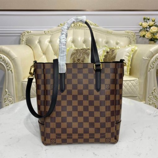 Louis Vuitton Damier Belmont PM N60297 N60348 Black - Image 5
