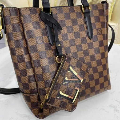Louis Vuitton Damier Belmont PM N60297 N60348 Black - Image 7
