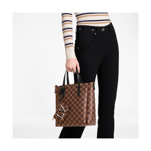 Louis Vuitton Damier Belmont PM N60297 N60348 Black