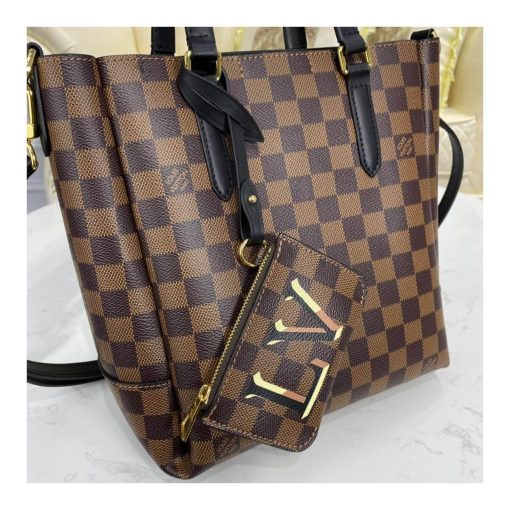 Louis Vuitton Damier Belmont PM N60297 N60348 Black - Image 7