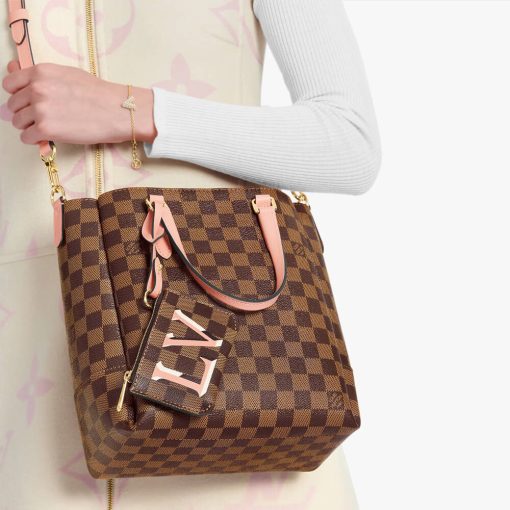 Louis Vuitton Damier Belmont PM N60297 N60348 Pink