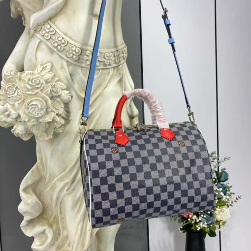 Louis Vuitton Damier Canvas Speedy Bandouliere 30 N40236 - Image 2