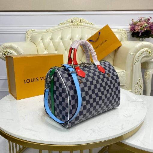 Louis Vuitton Damier Canvas Speedy Bandouliere 30 N40236 - Image 4