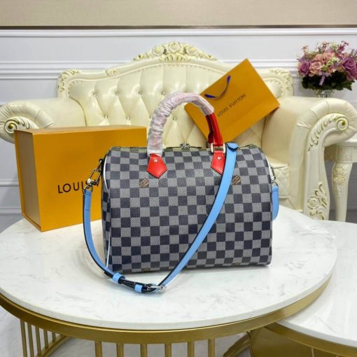 Louis Vuitton Damier Canvas Speedy Bandouliere 30 N40236 - Image 5