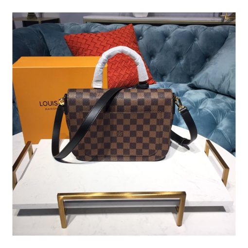Louis Vuitton Damier Ebene Beaumarchais N40146 N40147 N40148 Black - Image 4