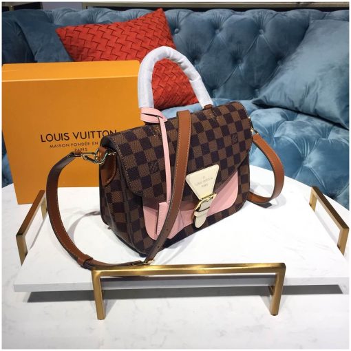 Louis Vuitton Damier Ebene Beaumarchais N40146 N40147 N40148 Pink - Image 3