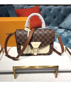 Louis Vuitton Damier Ebene Beaumarchais N40146 N40147 N40148 White