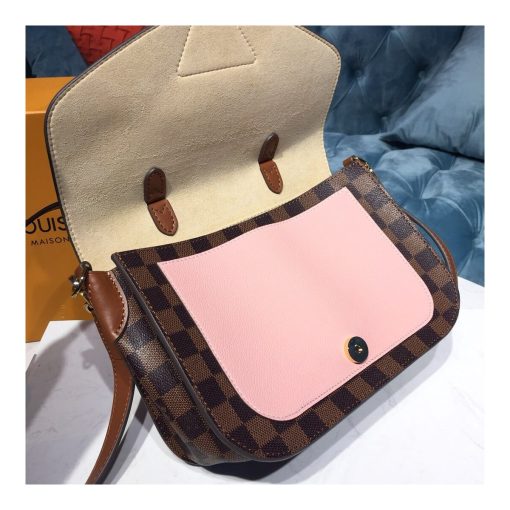 Louis Vuitton Damier Ebene Beaumarchais N40146 N40147 N40148 Pink - Image 8