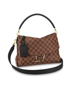 Louis Vuitton Damier Ebene Canvas Beaubourg MM N40176 Black