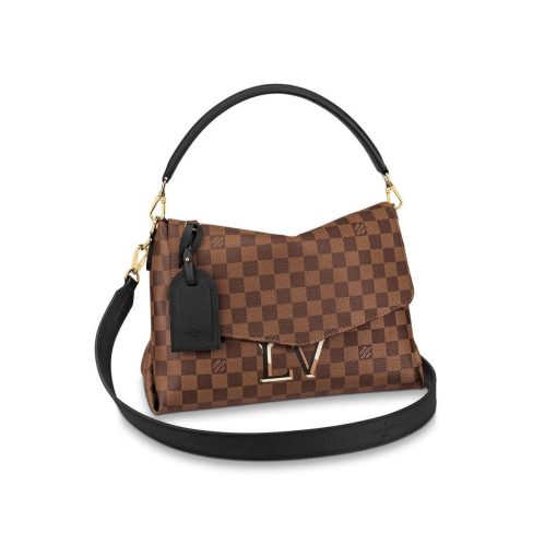 Louis Vuitton Damier Ebene Canvas Beaubourg MM N40176 Black