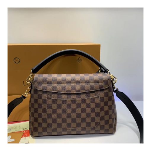Louis Vuitton Damier Ebene Canvas Beaubourg MM N40176 Black - Image 4