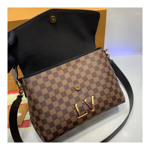 Louis Vuitton Damier Ebene Canvas Beaubourg MM N40176 Black - Image 7