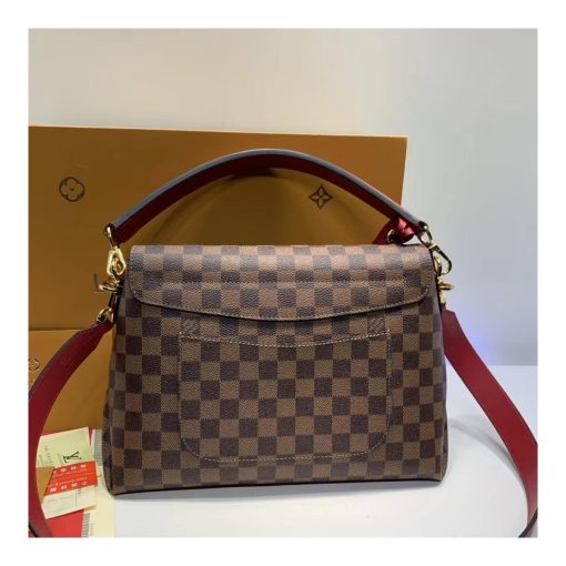 Louis Vuitton Damier Ebene Canvas Beaubourg MM N40176 Red - Image 4