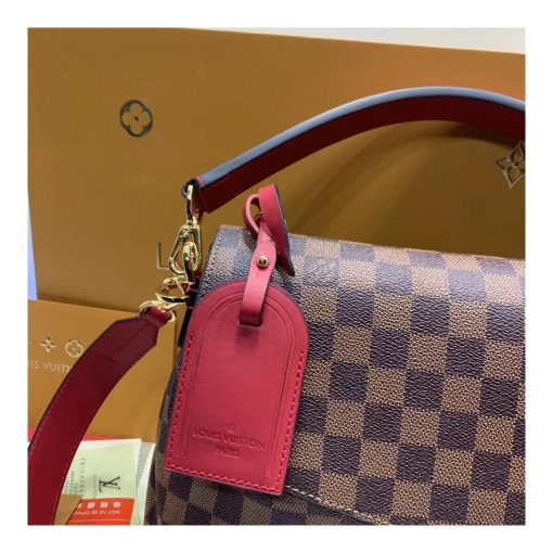 Louis Vuitton Damier Ebene Canvas Beaubourg MM N40176 Red - Image 5
