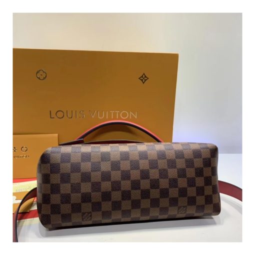 Louis Vuitton Damier Ebene Canvas Beaubourg MM N40176 Red - Image 8