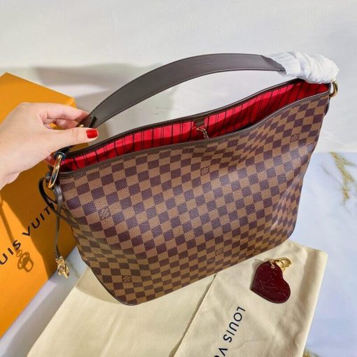 Louis Vuitton Damier Ebene Canvas Delightful MM N41460 - Image 4